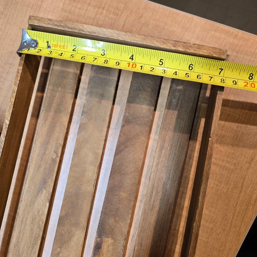 Two Wooden Organizing Boxes Shelves‎ Storage 11